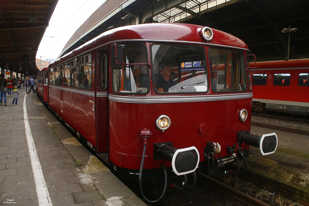 796 784-6 AKE Schienenbus in Hagen Hbf, am 02.07.2017.