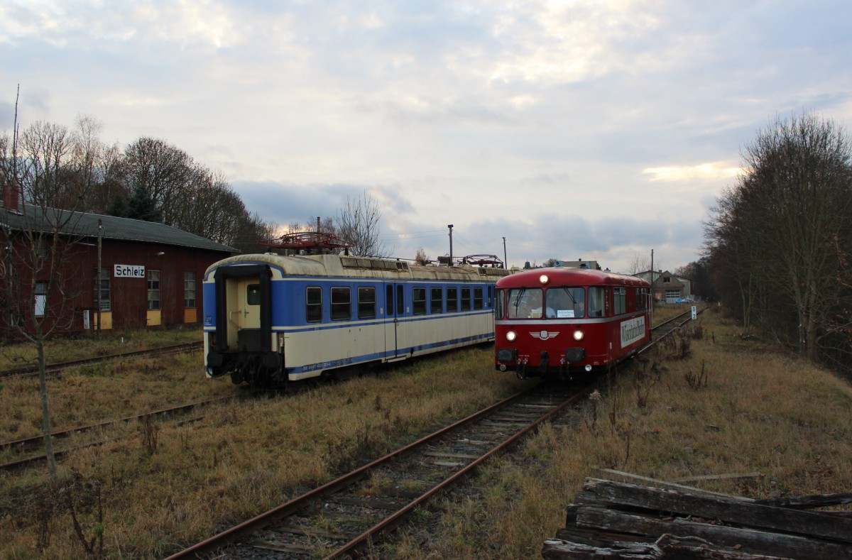 798 307-4 der Wiesentatalbahn hier am 07.11.15 in Schleiz.