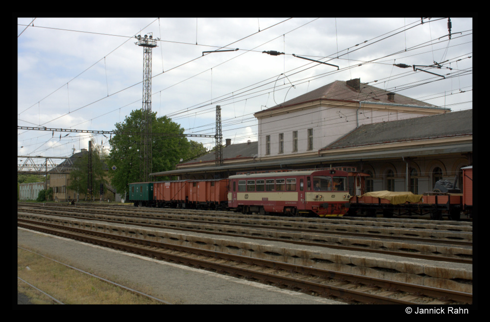 810 417 der Cesky Drahy hier in Chomutov.Am 18.05.2016