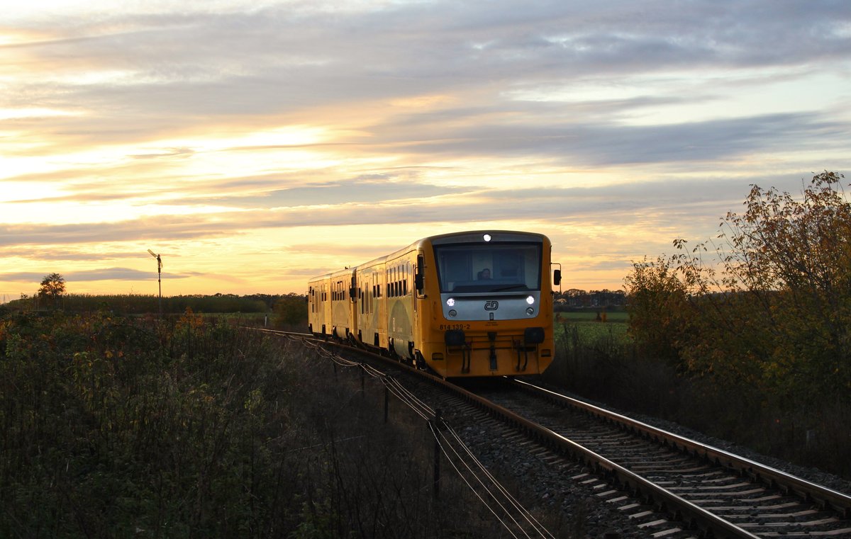814 139-2 zu sehen am 17.10.19 in Jeneč.