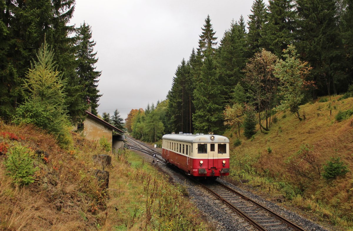 831 105 (Os 11803) zu sehen am 03.10.19 in Kovářská.