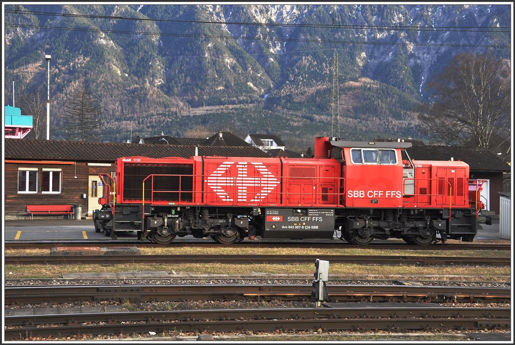 843 007-6 in Buchs SG. (15.01.2015)