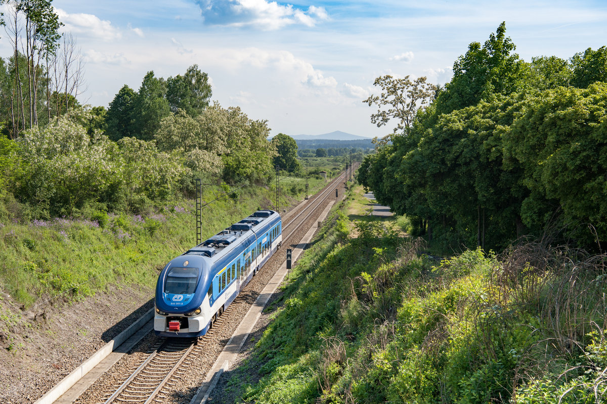 844 001-8 als Sp 1988 von Plzeň nach Cheb bei Chodová Planá, 26.05.2018