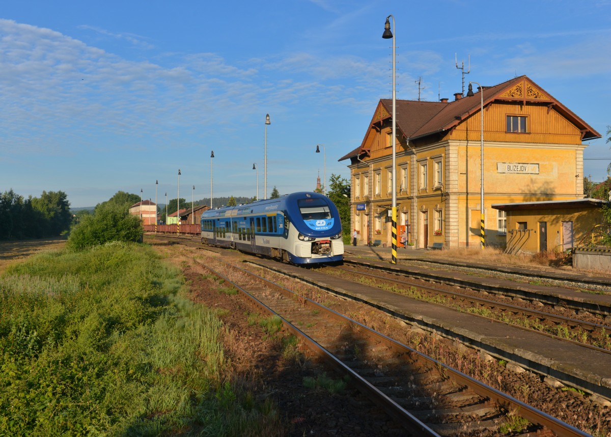 844 010 als Os 7407 am 25.06.2015 in Blizejov. 