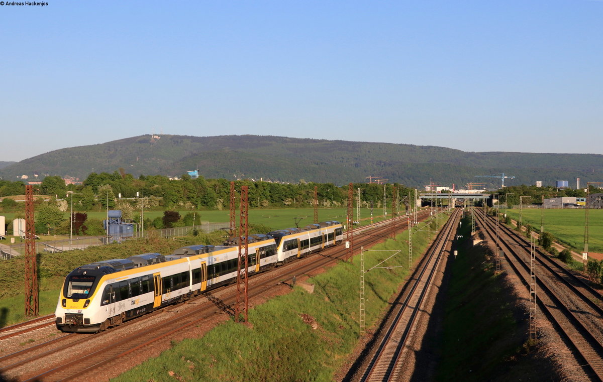 8442 104 und 8442 106 als RE 19238 (Heilbronn Hbf-Mannheim Hbf) bei Wieblingen 22.4.20