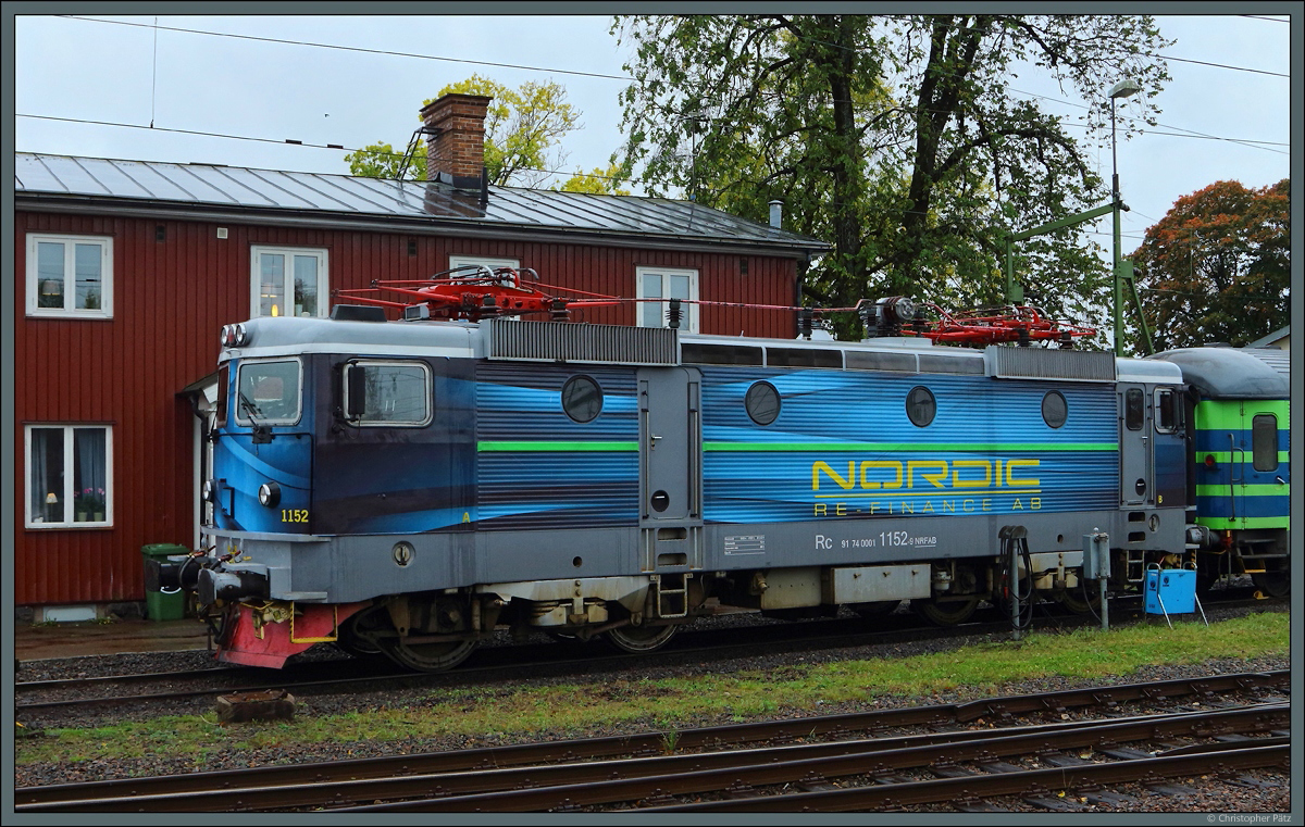 91 71 0001 1152-9 der Nordic RE-Finance AB steht am 01.10.2021 im Bahnhof Kil.