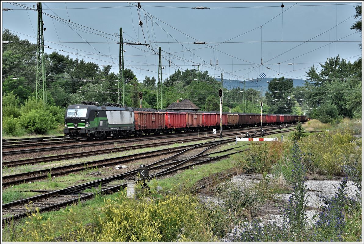 91 80 6193 272-2 D-Eloc mit einem Kohlezug in Szob. (10.06.2018)