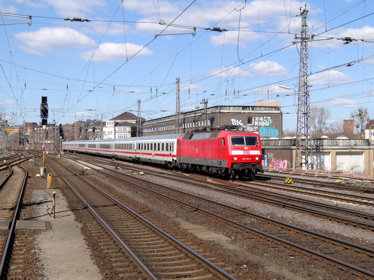 9180 6 120 156-5 D-DB mit IC 2249 nach Dresden Hbf (Hannover Hbf, 06.04.2015)