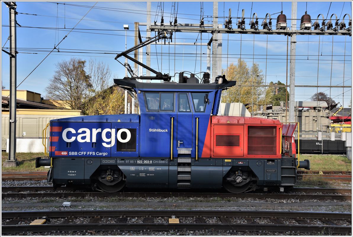 923 003-8  Stählibuck  in St.Margrethen. (14.11.2017)