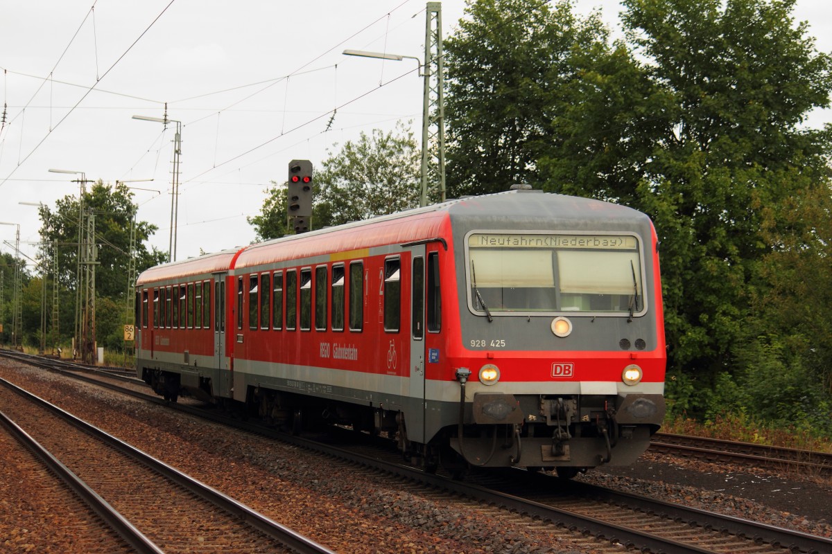 928 425 DB Regio in Radldorf am 11.07.2012. 