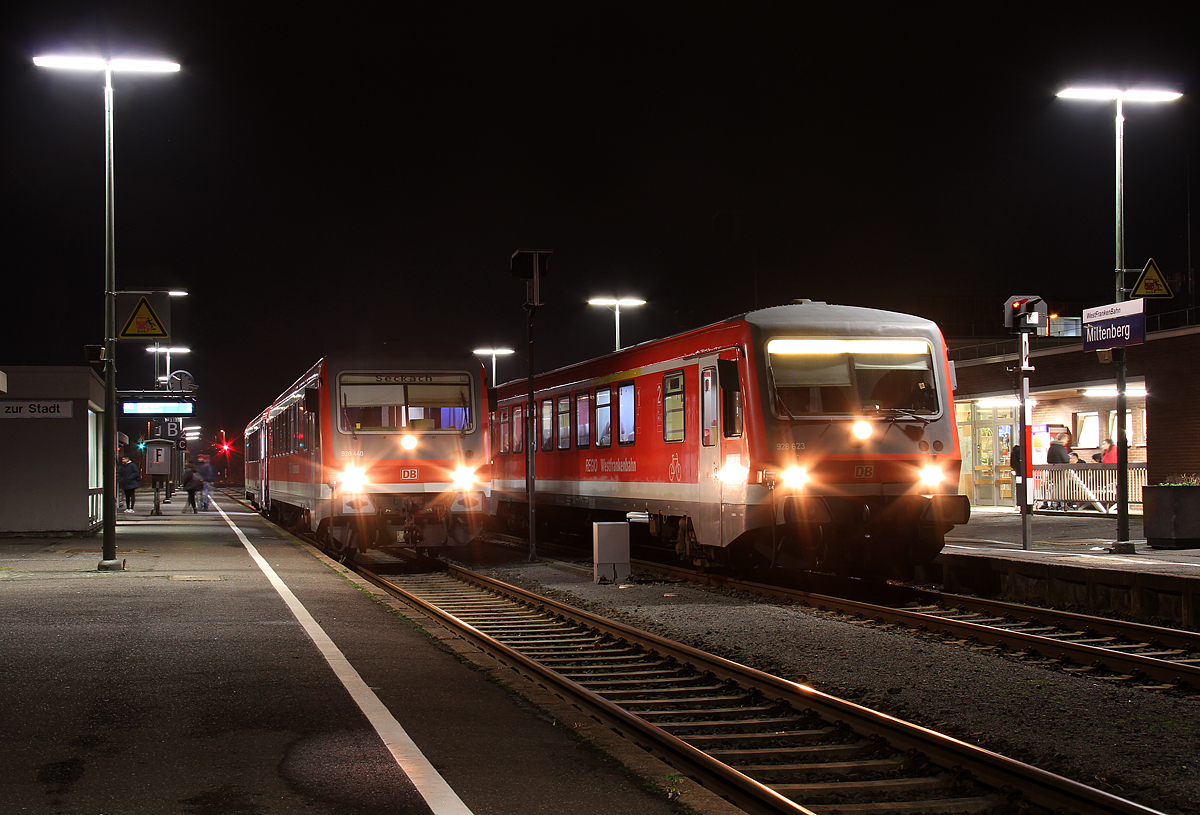 928 623 & 928 640 in Miltenberg am 11.01.2018