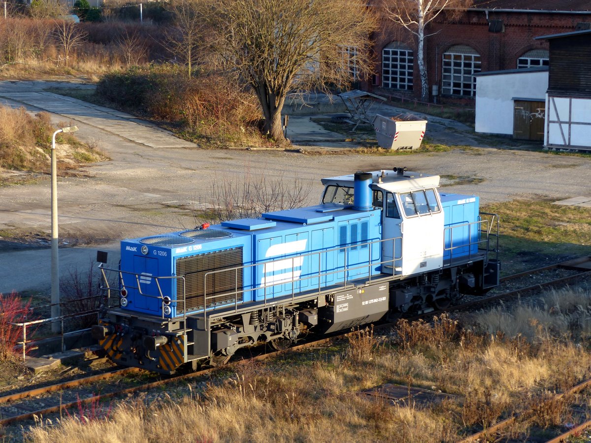 9280 1275 842-3 D-DLB ( MAK G 1206 )ist abgestellt vor dem BW in Gera am 15.1.2020.