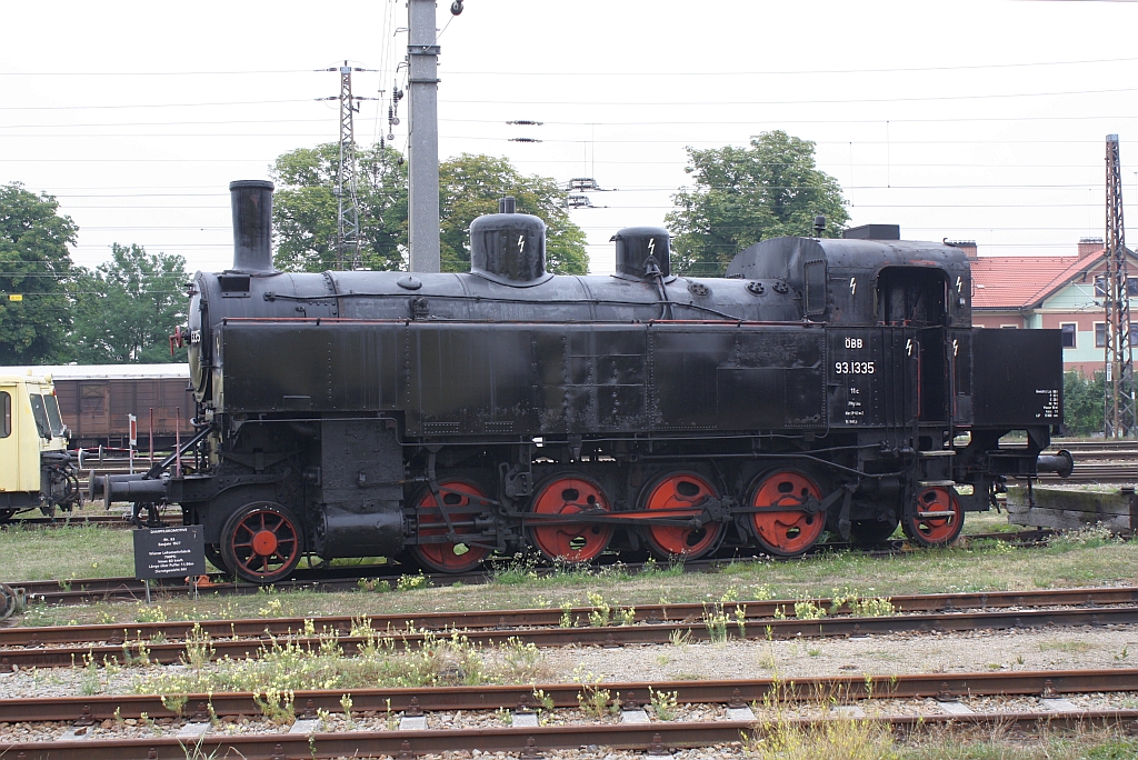 93.1335 ausgestellt im Waldviertler Eisenbahnmuseum Sigmundsherberg am 24.August 2013.

