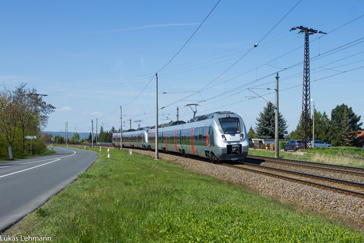 9442 619 als RE9 nach Bitterfeld durchfährt gleich den Haltepunkt Wansleben am See, 30.4.17