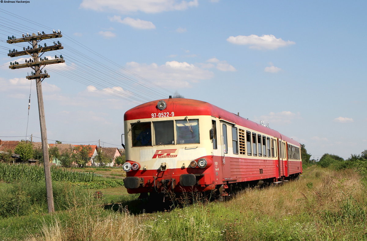 97-0523-9 als R 14389 (Timisoara Nord-Cenad h) bei Lovirn 29.8.16