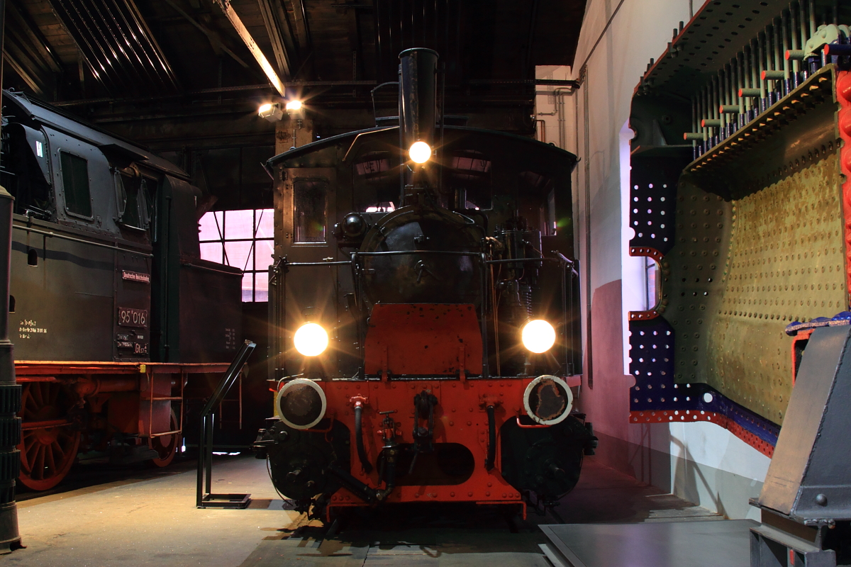 98 307 im Deutschen Dampflokmuseum (DDM) in Neuenmarkt/ Wirsberg am 12.11.2015.