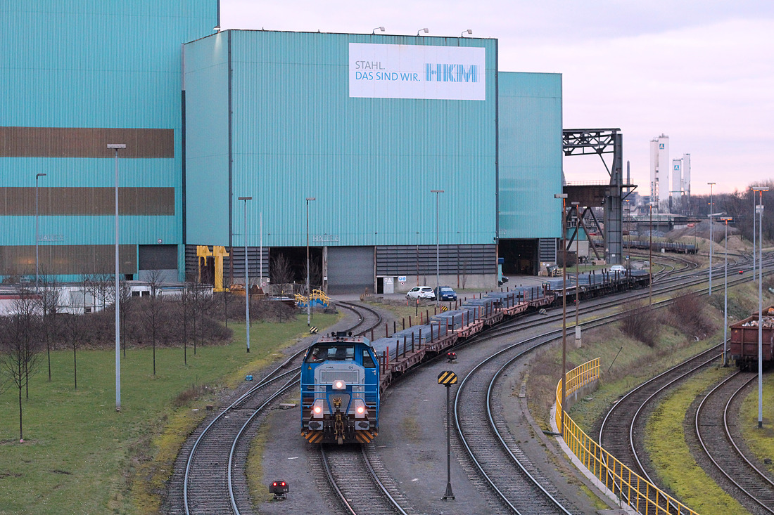 98 80 0650 077-7 (Damals leihweise für TKSE im Einsatz) // Duisburg; HKM // 12. Februar 2016
