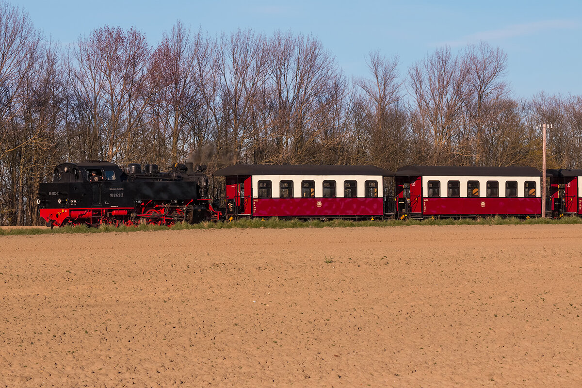 99 2322-8 Auf dem Rückweg nach Kühlungsborn - 16.04.2022