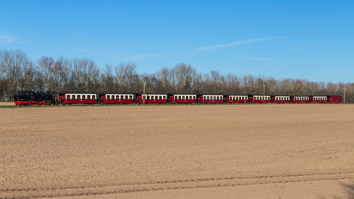 99 2322-8 Auf dem Rückweg nach Kühlungsborn - 16.04.2022