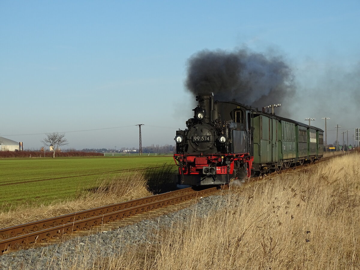 99 574 zwischen Naundorf und Schweta am 30.12.2016 