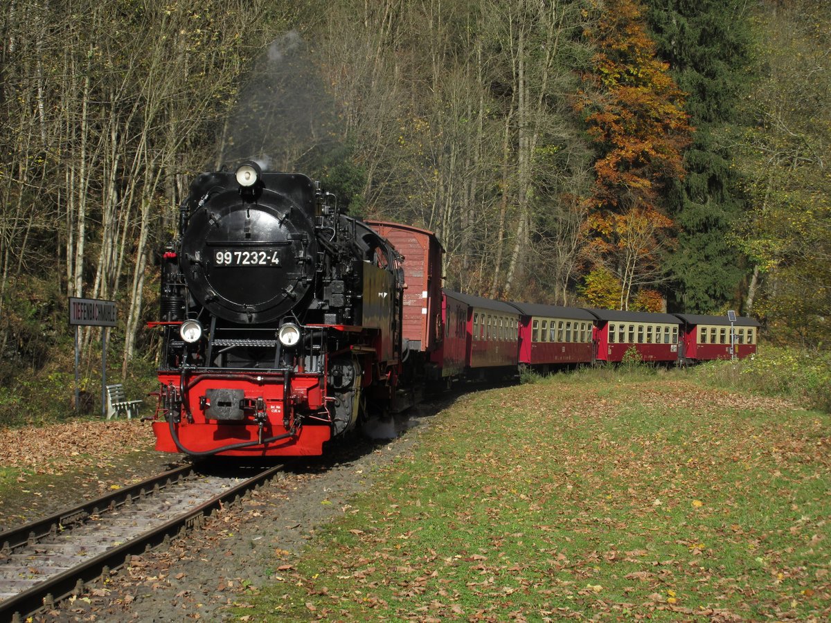99 7232-4 mit einem Gmp am Hp Tiefenbachmühle