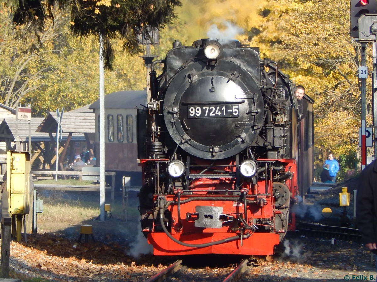 99 7241-5 der HSB ain Drei Annen Hohne am 28.10.2015