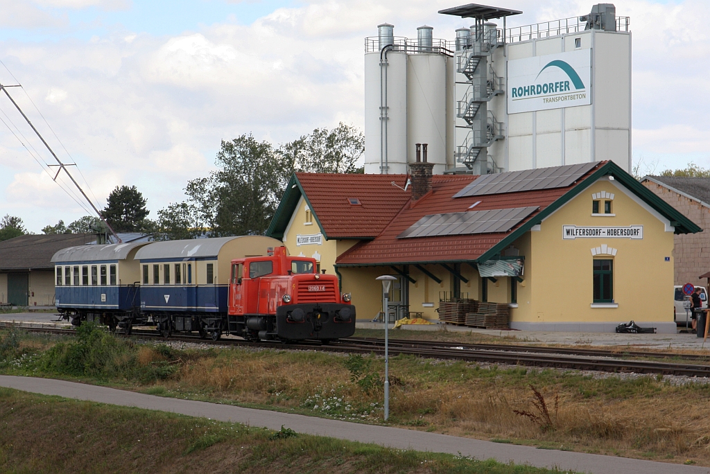 A-BIF 2060.14 am 22.August 2026 w�hrend des zweit�gigem Fotospezial  Dieselnostalgie im Weinviertel  in Wilfersdorf-Hobersdorf.