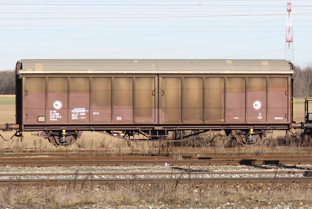 A-ÖBB 21 81 2472 178-6 Hbillns am 07.Februar 2016 in Gramatneusiedl.