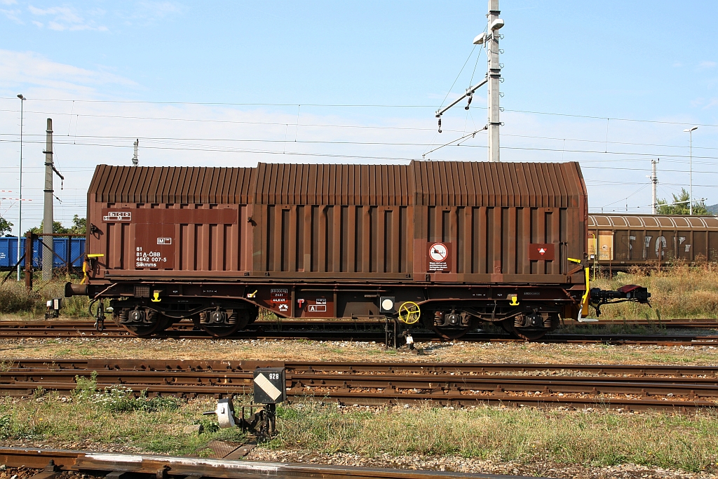 A-ÖBB 81 81 4642 007-5 Siikmms am 31.August 2018 in Jedlersdorf.