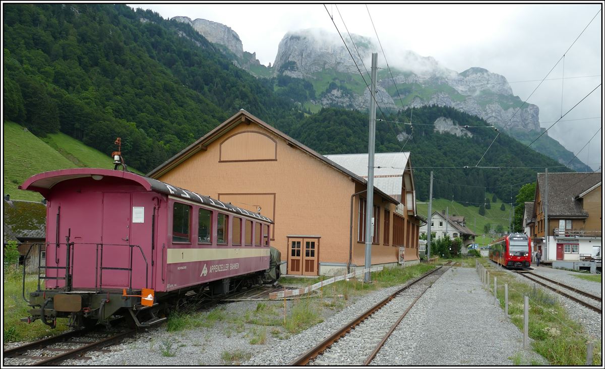 A1 wartet auf eine Aufarbeitung in Wasserauen. (13.07.2019)