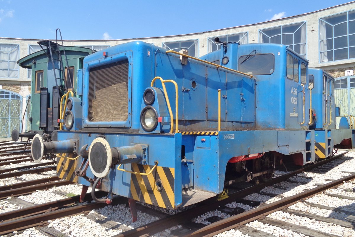 A26-063 steht am 12 Mai 2018 ins Eisenbahnmuseumpark in Budapest.