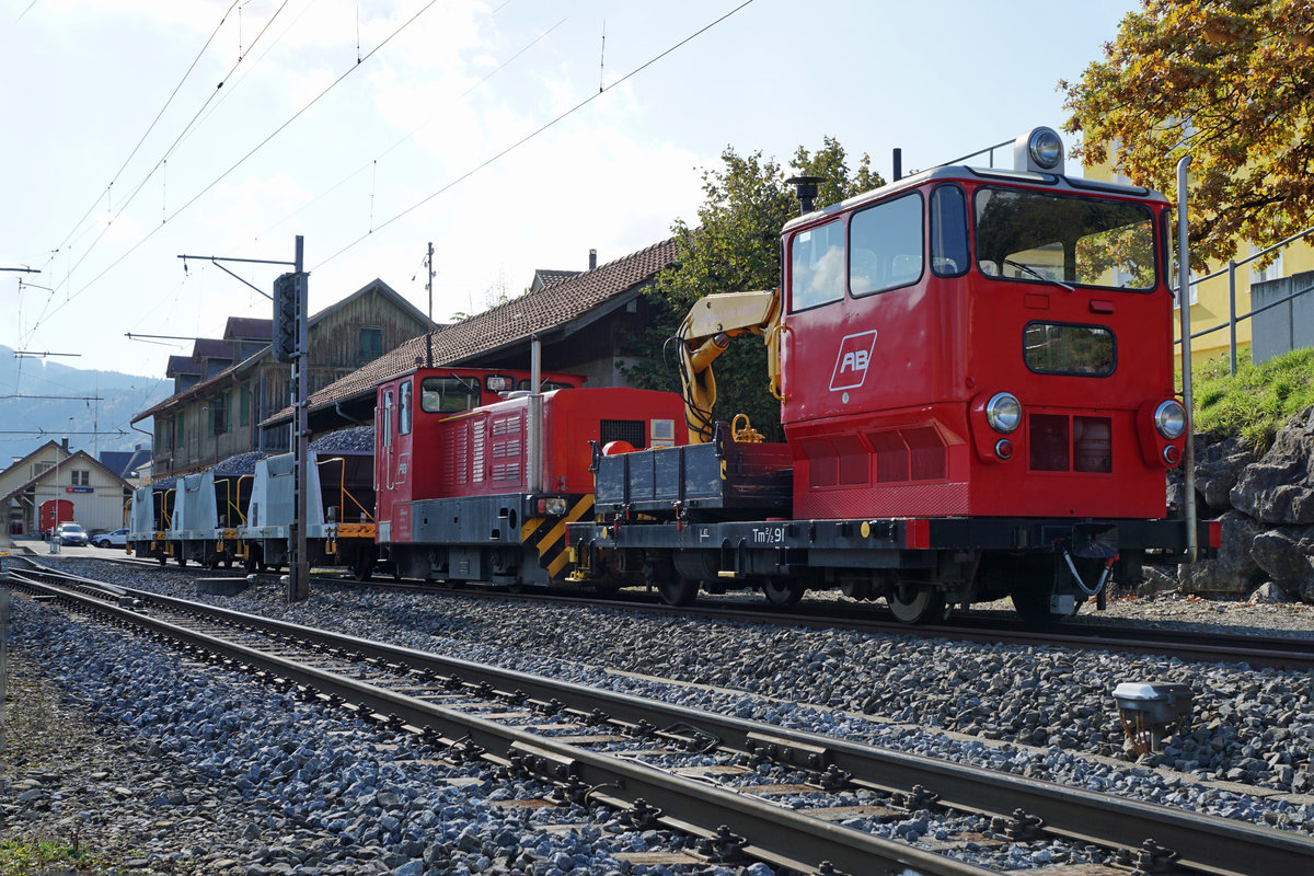 AB: Impressionen von der Appenzeller-Bahn vom 12. Oktober 2017.
Foto: Walter Ruetsch