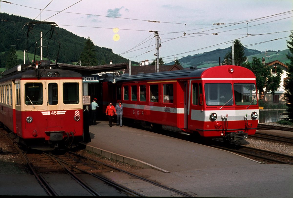 AB, Oktober 1981, Appenzell. Digitalisiert von eine Kodak-folie.
