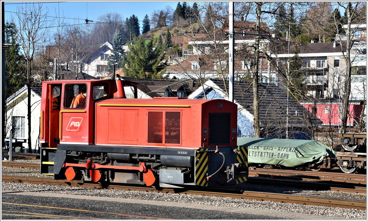 AB Tm 2/2 97 im Depot Gais. (02.12.2016)