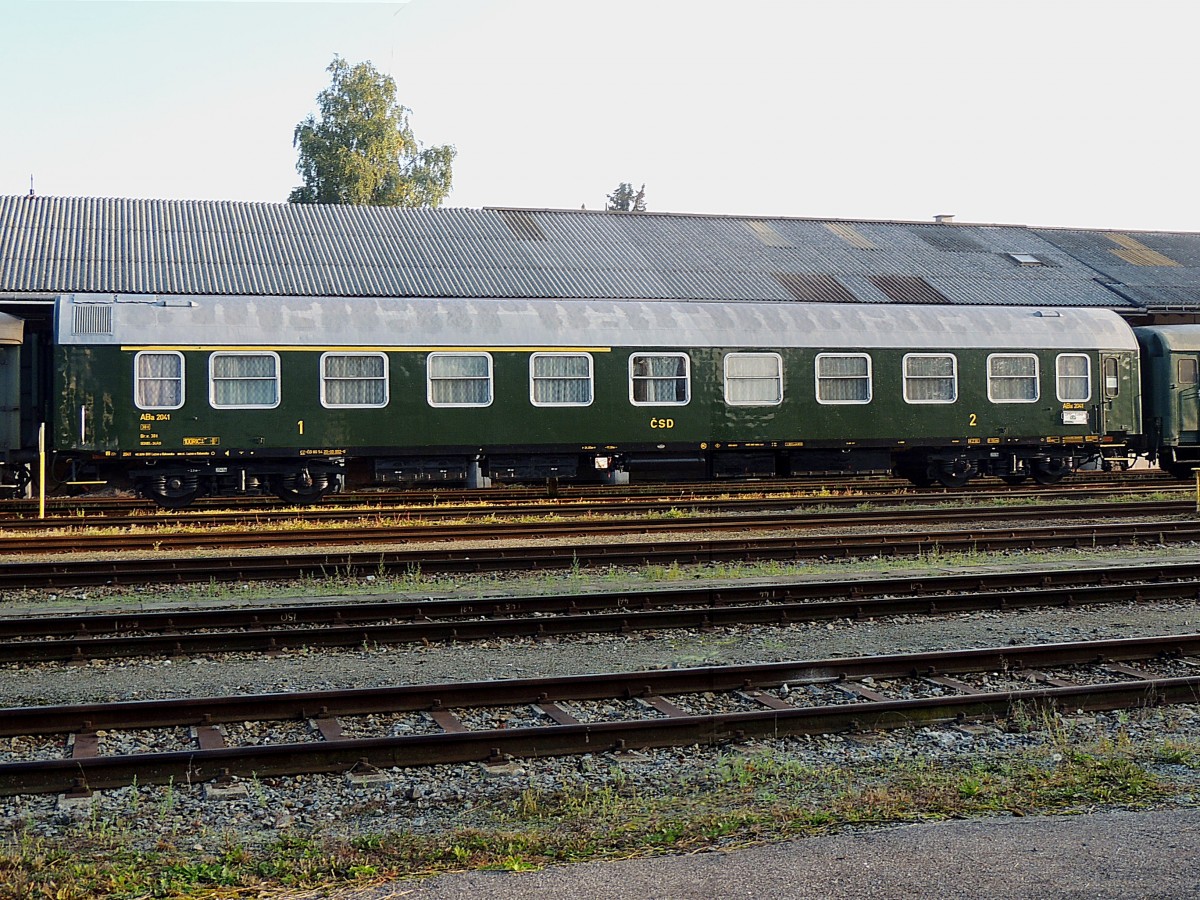 ABa2041 CZ-CD 80 54 2000002-0, war Bestandteil des Fotoszuges anlsslich der Ampflwanger Dampfloktage; 130928