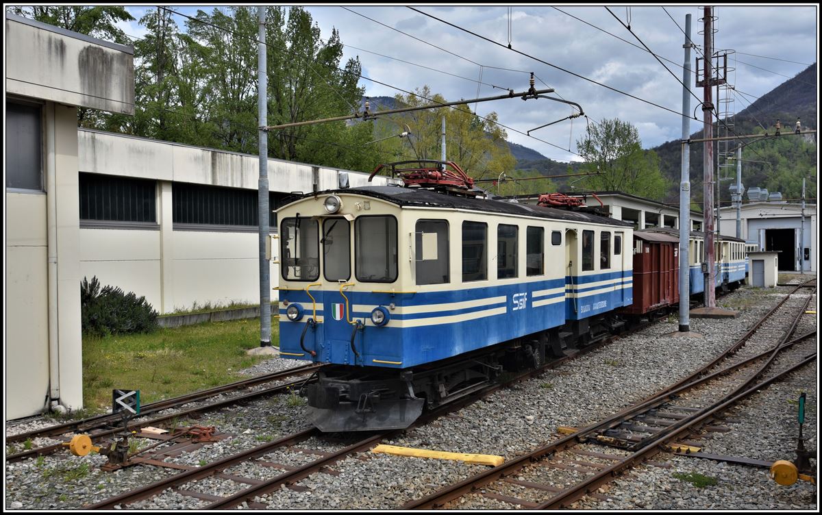 ABDe 4/4 18 in Domodossola(I) (10.04.2019)