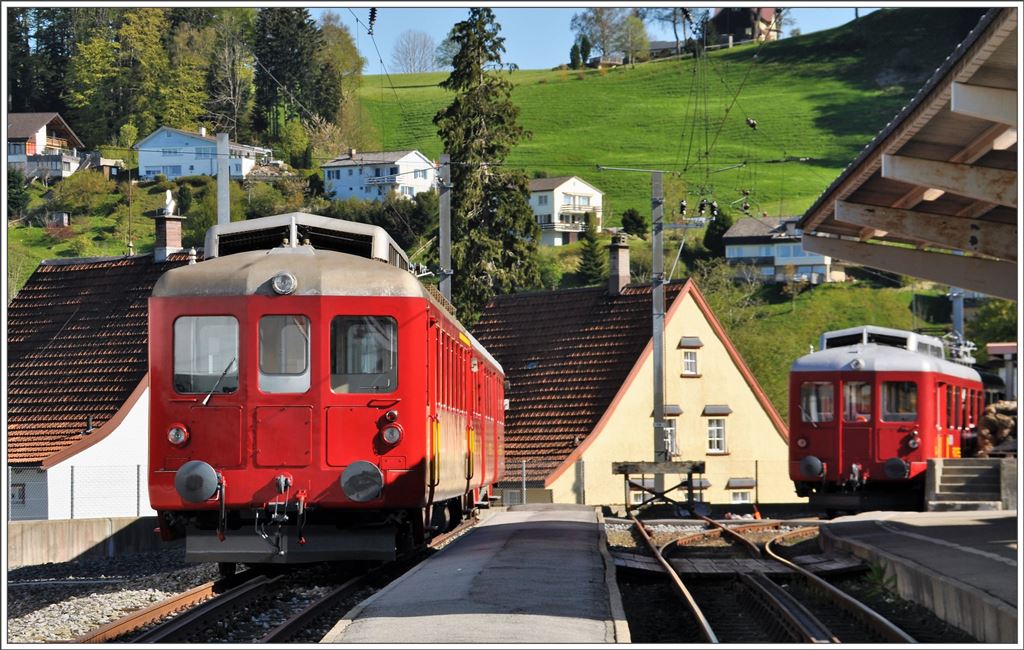 ABDeh 2/4 23 und 24 in Heiden. (05.05.2016)