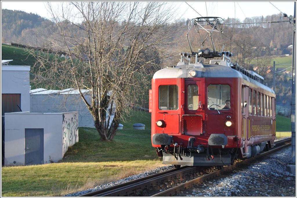 ABDeh 2/4 24 kurz vor Heiden. (14.12.2015)