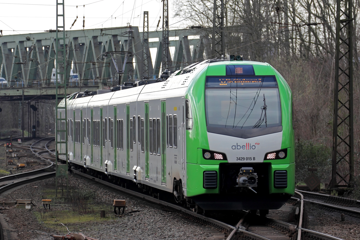 Abellio 3429 015 als S 2 nach Recklinghausen in Recklinghausen-Süd 7.3.2020