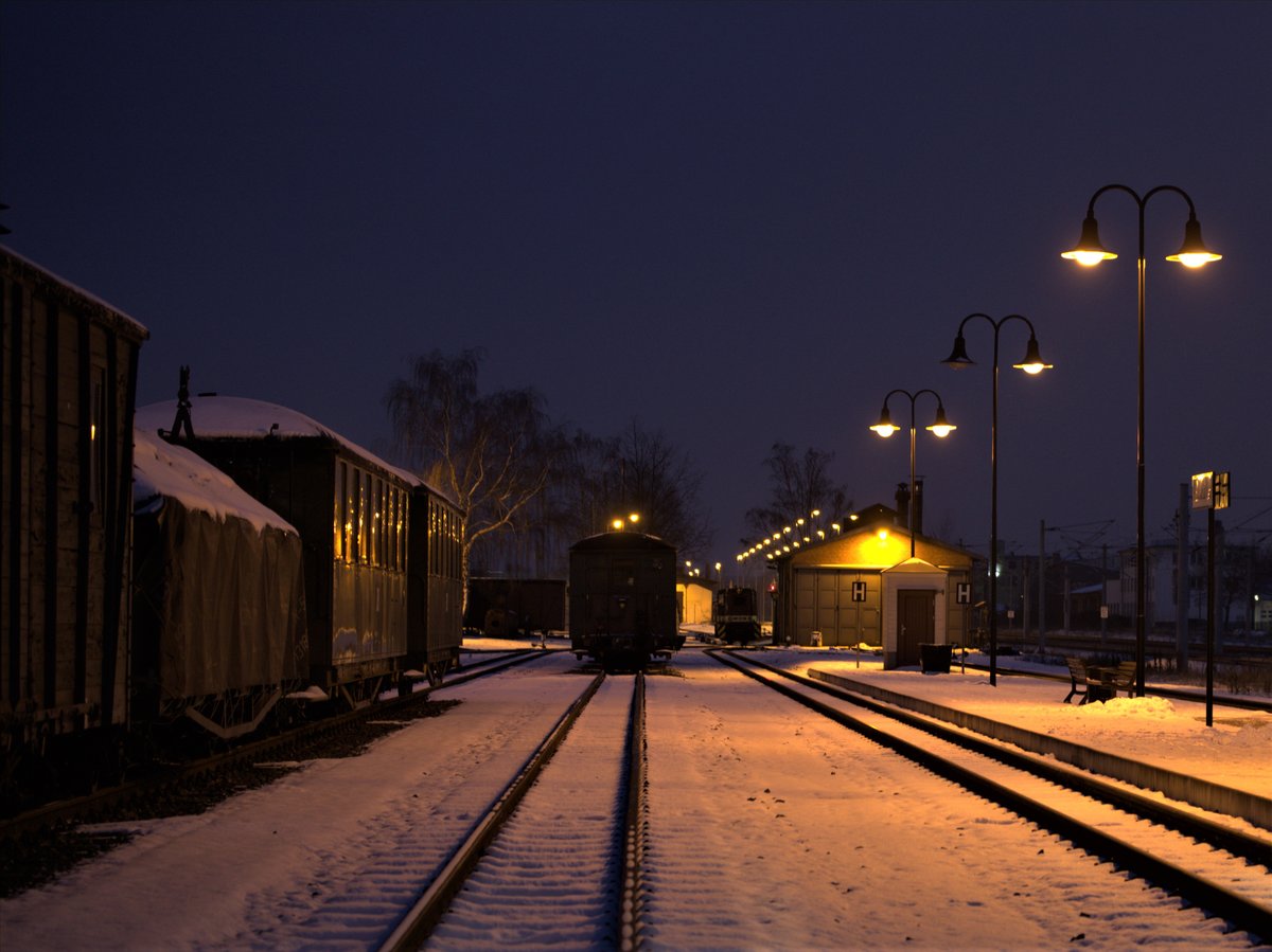 Abendstimmung in Radebeul Ost.16.01.2021 17:07 Uhr.