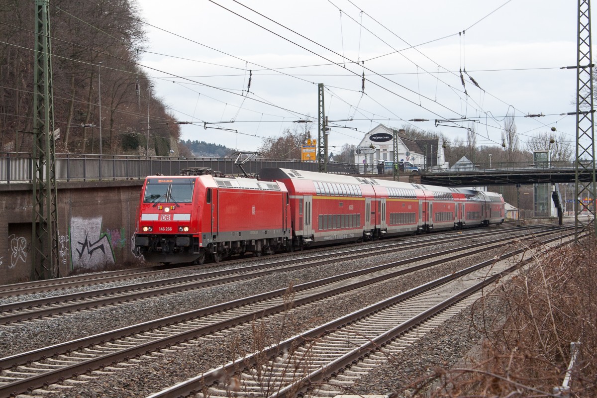 Abfahrt Porta Westfalica Richtung Minden am 11.01.2016