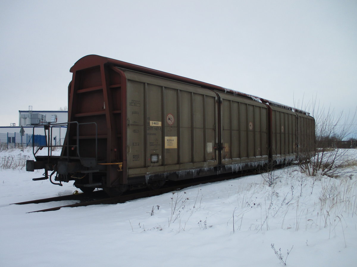 Abgestellter Haimmrs,am 15.Februar 2021,im Fährhafen Mukran.