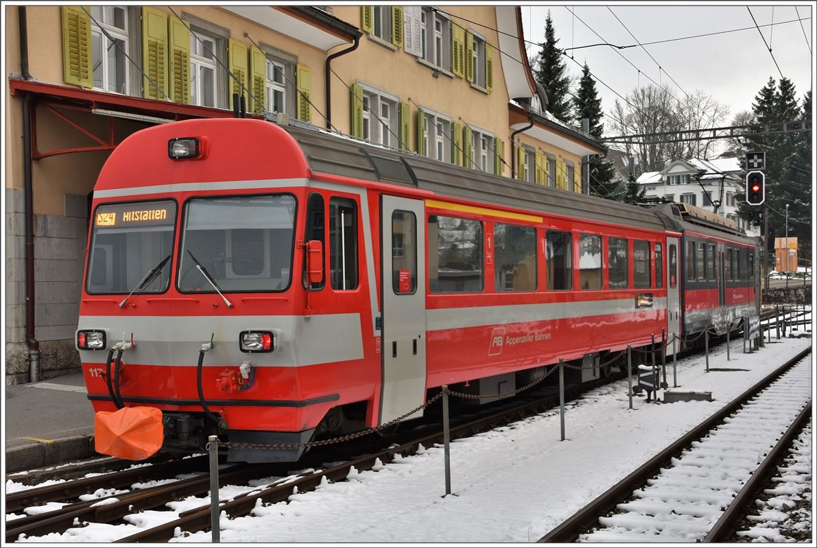 ABt 117 S24 Altstätten Stadt - Gais. (13.11.2016)