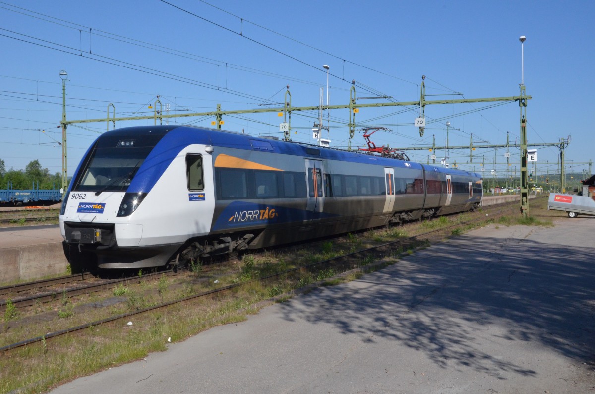 ABT 9042 X52 B im Bahnhof Gällivare am 08.07.2014.
