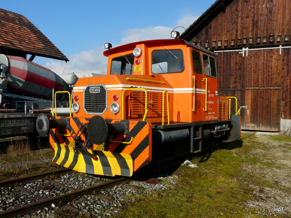 ACTSB - Rangierlok Tm 2/2 98 85 52 36 310-9 bei Attisholz am 22.02.2014