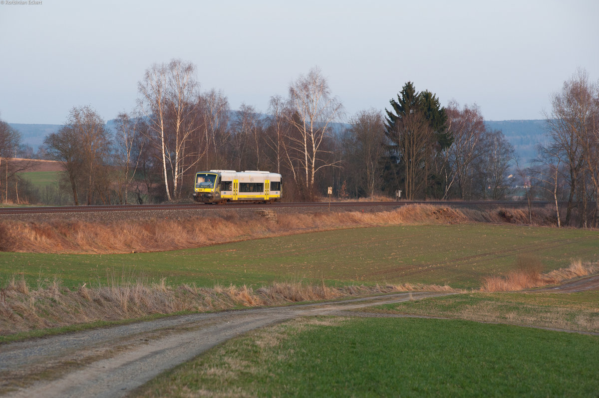 ag 84683 von Marktredwitz nach Bad Steben bei Thölau, 24.03.2017