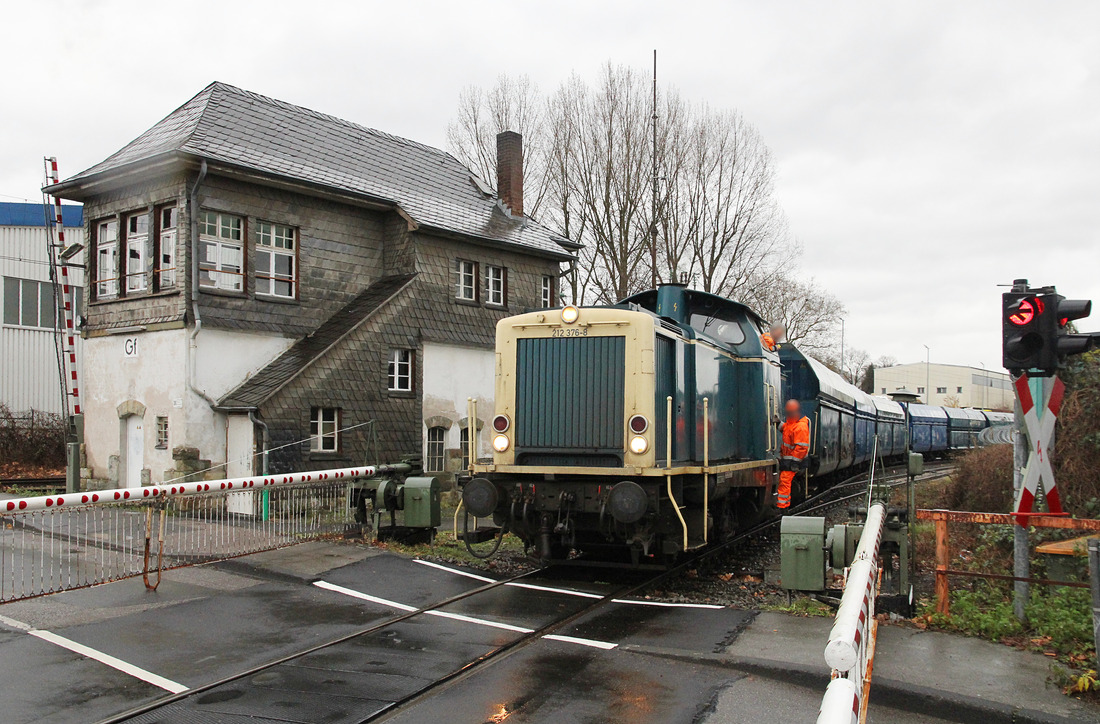 Aggerbahn 212 376 // Bergisch Gladbach // 13. Dezember 2017