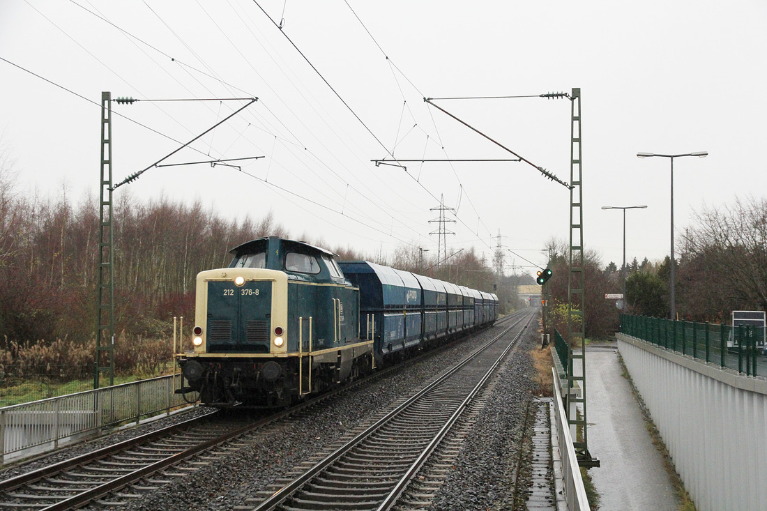 Aggerbahn 212 376 // Köln-Holweide // 13. Dezember 2017
