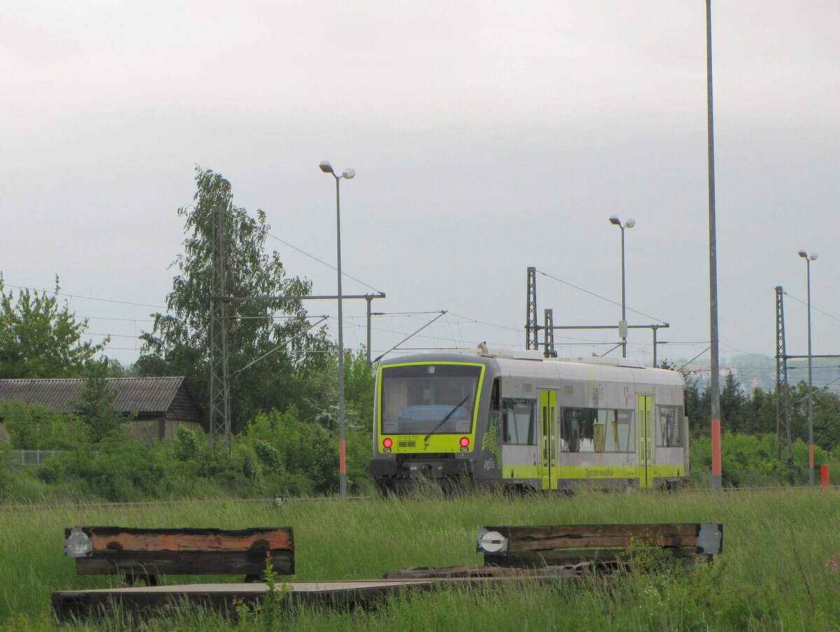 agilis 650.715 (95 80 0650 715-5 D-AGIL) am 22.05.2013 am Bw der Erfurter Bahn in Erfurt Ost.