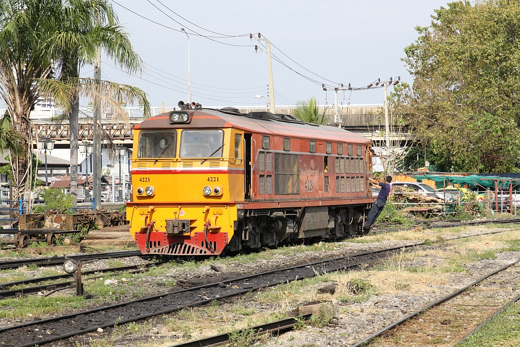 AHK 4221 (Co'Co', de, Henschel, Bj.1980, Fab.Nr. H-32462) am 25.März 2017 im Depot Thon Buri.